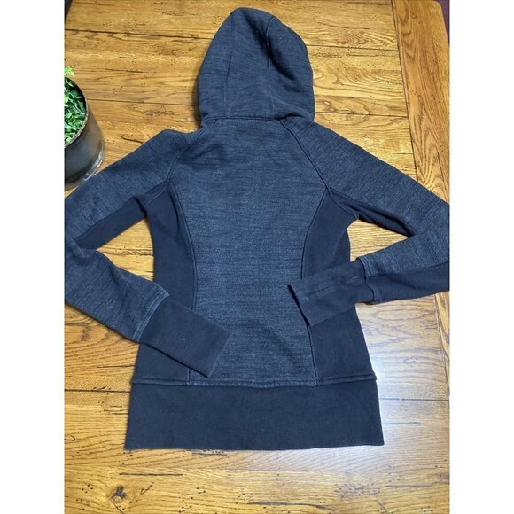 lululemon Gray & Black Scuba Full Zip Hooded Hoodie - 2 - Picture 9 of 10